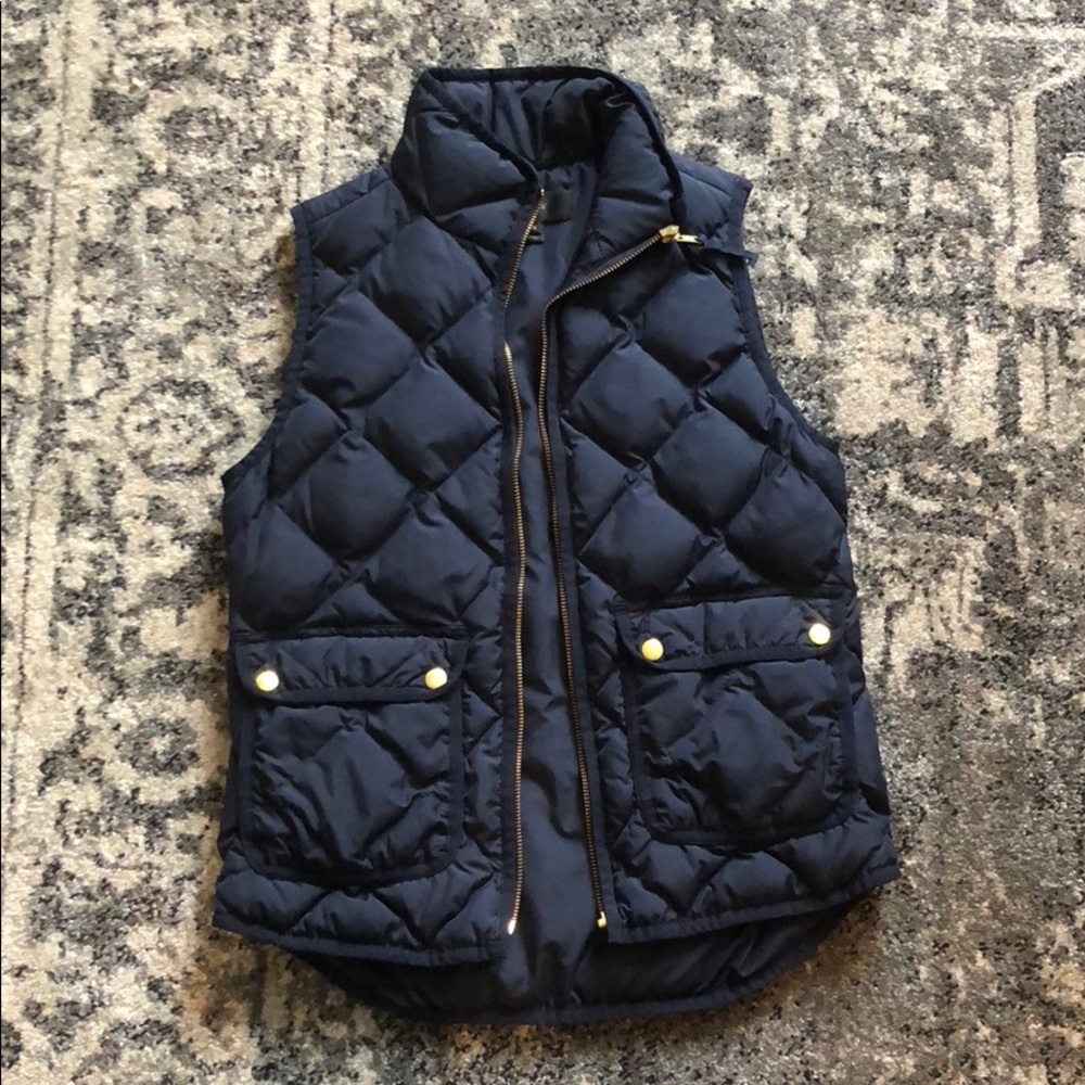 J crew puffer vest